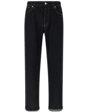 Department 5 Contrast-Stitching Jeans - Black