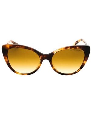 Ralph Lauren Tortoiseshell-Effect Cat-Eye Sunglasses - Metallic