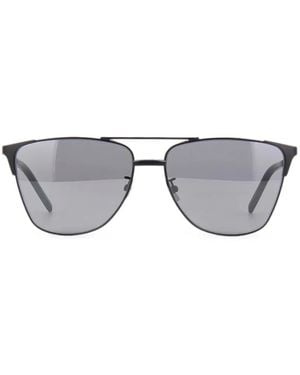 Saint Laurent Square-Frame Sunglasses - Grey