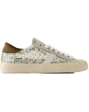 Date Hill Low Glitter-Embellished Low-Top Sneakers - White