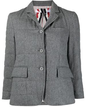 Thom Browne Padded Classic Sport Coat - Grey