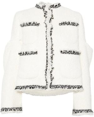Sacai Tweed Jacket - White