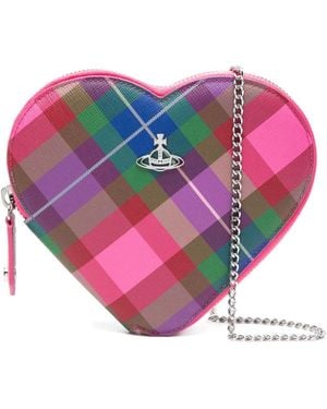 Vivienne Westwood Heart-Shaped Shoulder Bag - Pink