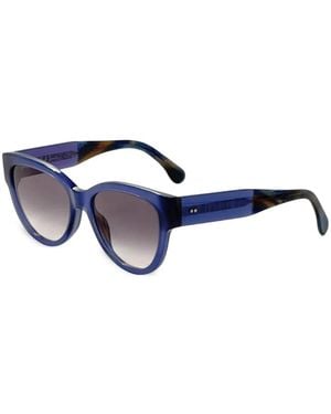 Paul Smith Etta Geometric-Frame Sunglasses - Blue