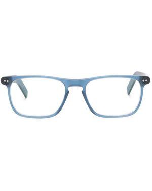 Lunor Brille Mit Eckigem Gestell - Blau