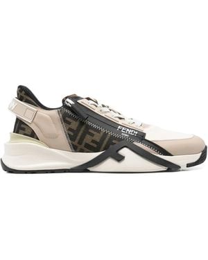 Fendi Flow Trainers - Natural