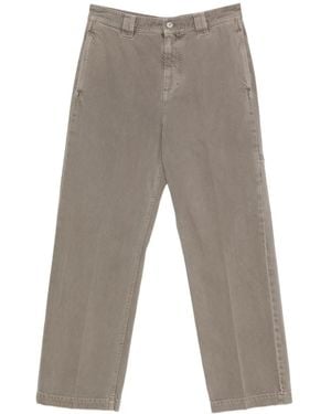 Ferragamo Pantaloni Dritti - Grigio