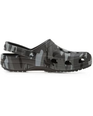 Crocs™ Classic Camouflage-Print Clogs - Grey