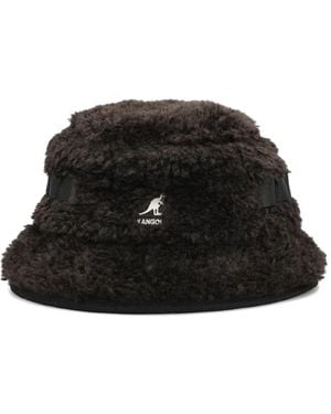 Kangol Cappello Bucket Con Ricamo Logo - Nero