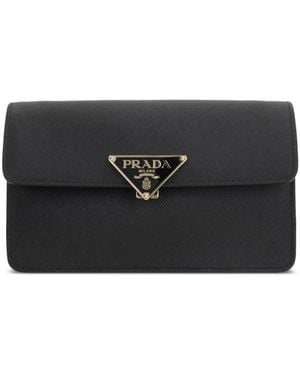 Prada サフィアーノレザー ミニバッグ - ブラック