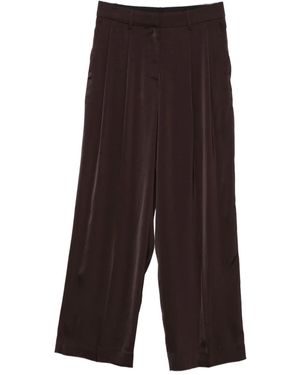 MICHAEL Michael Kors Pleated Trousers - ブラウン