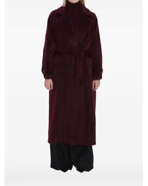 Max Mara Belted Coat - Red