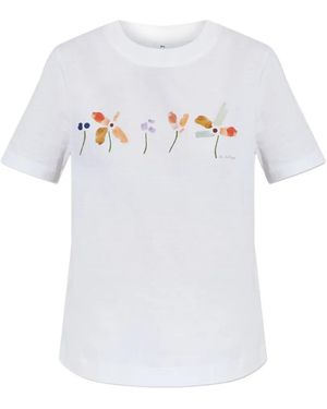 Paul Smith Row Of Flowers T-Shirt - White
