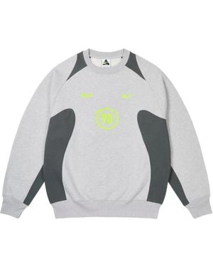 Palace X Nike Felpa Total P90 - Grigio
