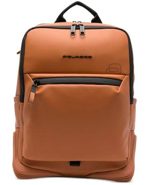 Piquadro Zip-Fastening Backpack - Brown
