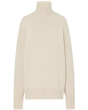 The Row Jersey Stepny Con Cuello Alto - Blanco