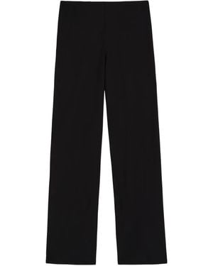 Reformation Gale Straight-Leg Crepe Pants - Black