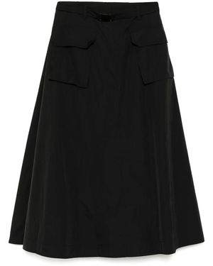 Juun.J Zip Fastening Skirt - Black