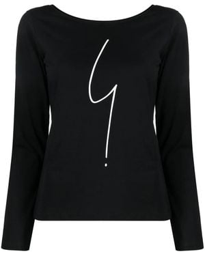 agnès b. Point D'Ironie Cotton T-Shirt - Black