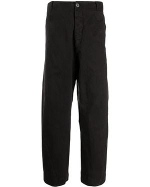 Transit Mid-Rise Straight-Leg Pants - Black
