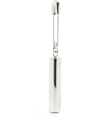 Ambush Battery Charm Earring - White