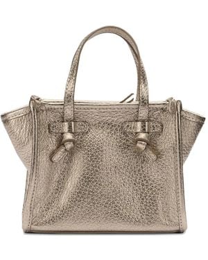 Gianni Chiarini Metallic-Effect Tote Bag - Natural