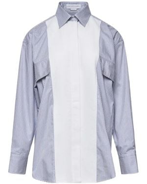 Stella McCartney Gestreept Overhemd - Blauw