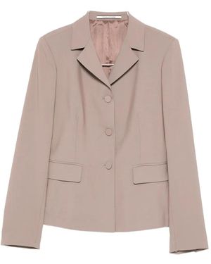 Tagliatore Patch pocket wool blazer - Natur