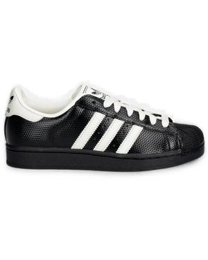 adidas Superstar Ii Lace-Up Sneakers - Black