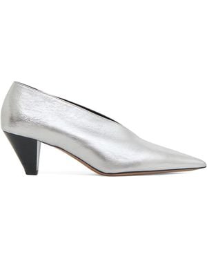 Mansur Gavriel Kiki Pumps Mit Spitzer Kappe - Weiß