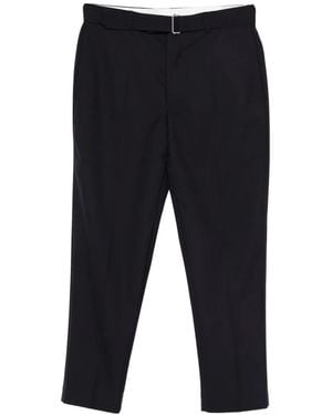 Officine Generale Belted Trousers - Blue