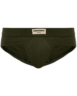 DSquared² Bragas Con Parche Del Logo - Verde