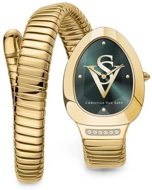 Christian Van Sant Naga 22Mm Watch - Metallic