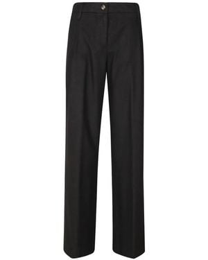 Kiltie Pressed-Crease Pants - Black