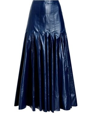 Proenza Schouler Petra Maxi Skirt - Blue