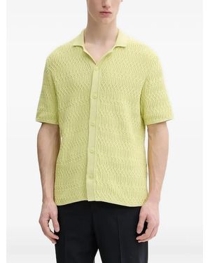 Samsøe & Samsøe Strukturiertes Poloshirt - Grün