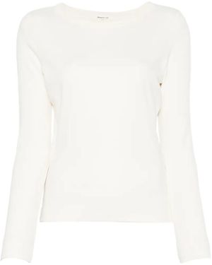 MAISON 123 Lena Long-Sleeve Top - White