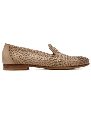 Magnanni Woven Loafers - Brown