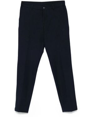 BOSS Textured Trousers - Blue