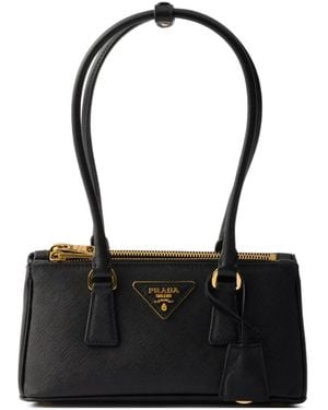 Prada Petit Sac Galleria En Cuir Saffiano - Black