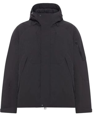 JG1 Hybrid Hooded Down Jacket - Blue