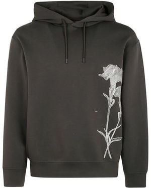 Emporio Armani フローラル パーカー - グレー