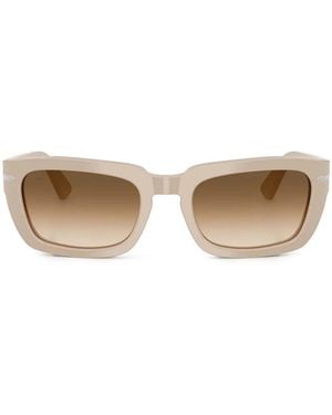 Persol Rectangle-Frame Sunglasses - Natural