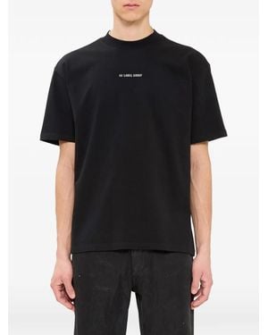44 Label Group T-Shirt Met Graffiti-Print - Zwart