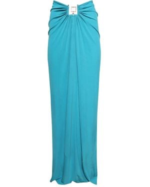 Christopher Esber Bezel Quartz Ruched Skirt - Blue