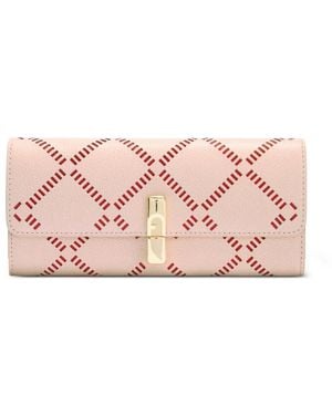 Furla Iride Perforated Wallet - Pink