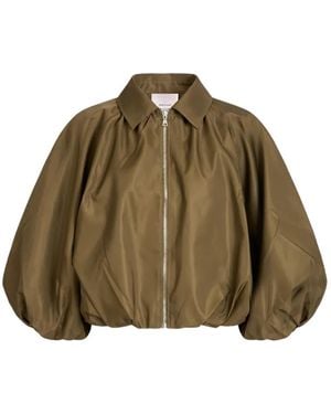 Cinq À Sept Veste Paulina À Manches Bouffantes - Green