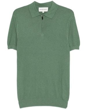 Bompard Polo Con Zip - Verde
