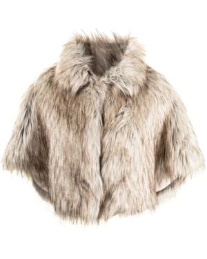 Unreal Fur Mantella Di Pelliccia Nord - Marrone