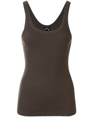 The Upside Top Sin Mangas De Canalé Estilo Boyfriend - Multicolor